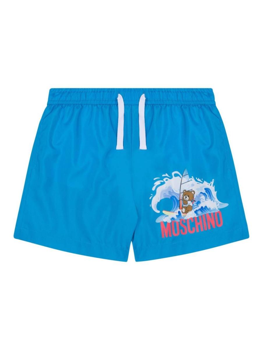 Teddy Bear-print swim shorts