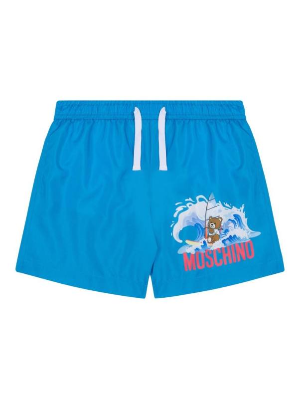Teddy Bear-print swim shorts