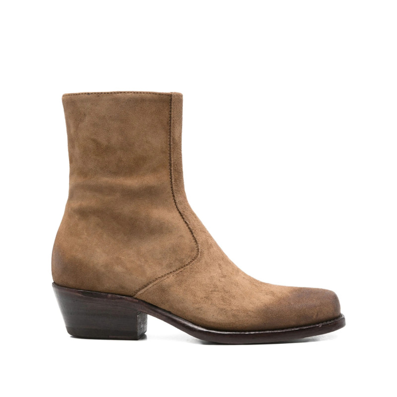 Eraldo 45mm Zip-detail Suede Boots