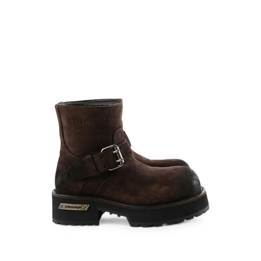 Balenciaga Venom Mini Bootie In Light Espresso