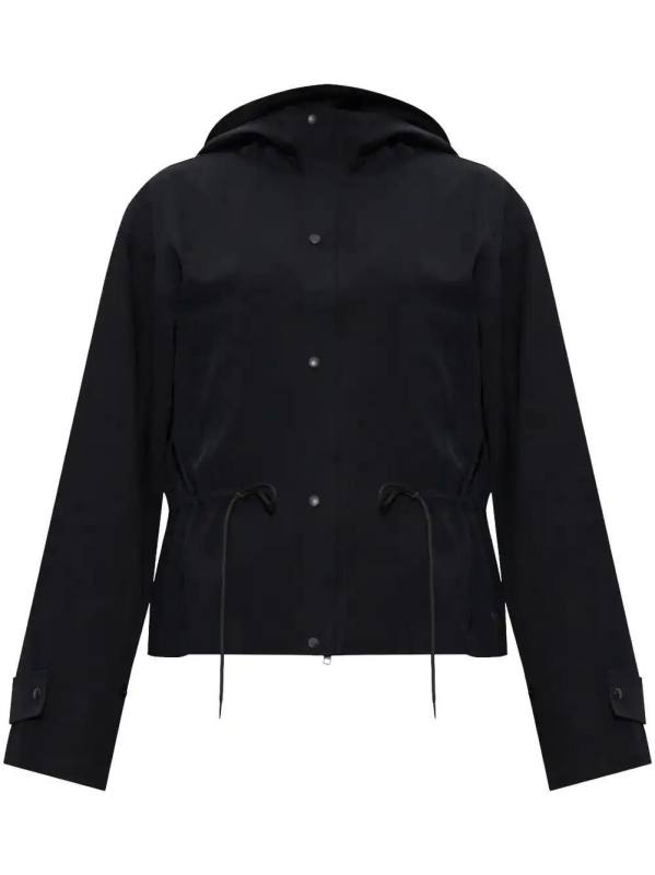 twill hooded jacket