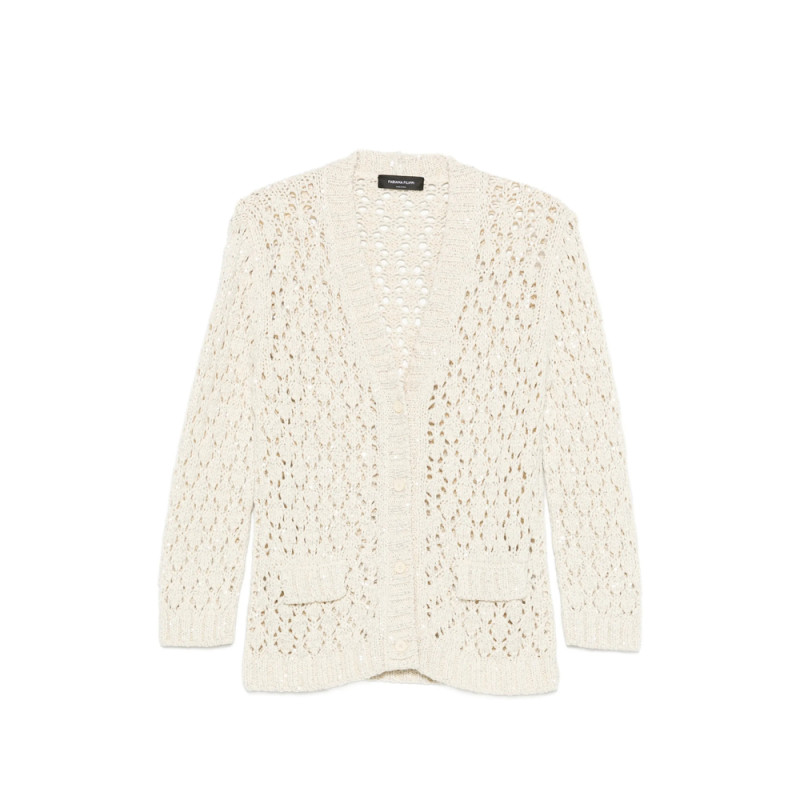 Fabiana Filippi Openwork Patch-pocket Cardigan