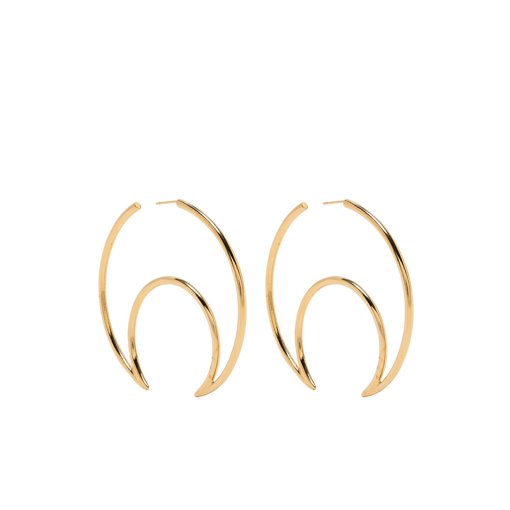Marine Serre Moon Hoop Earrings