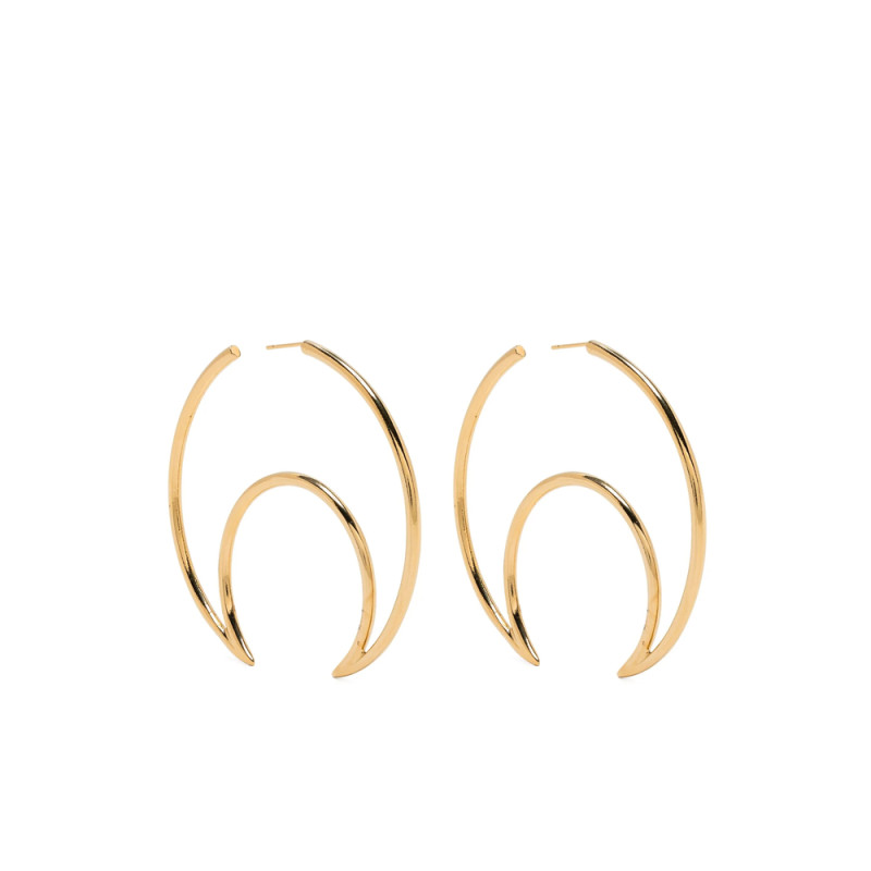 Marine Serre Moon Hoop Earrings