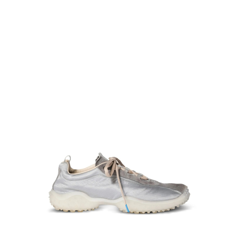 Miu Miu Bubble Technical Fabric And Suede Sneakers