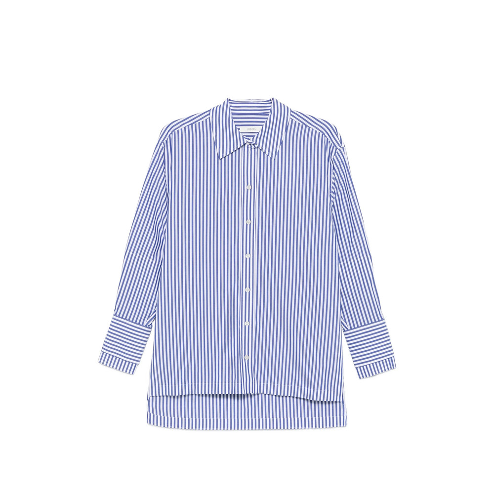 Joseph Theia Vertical-stripe Long-sleeve Shirt