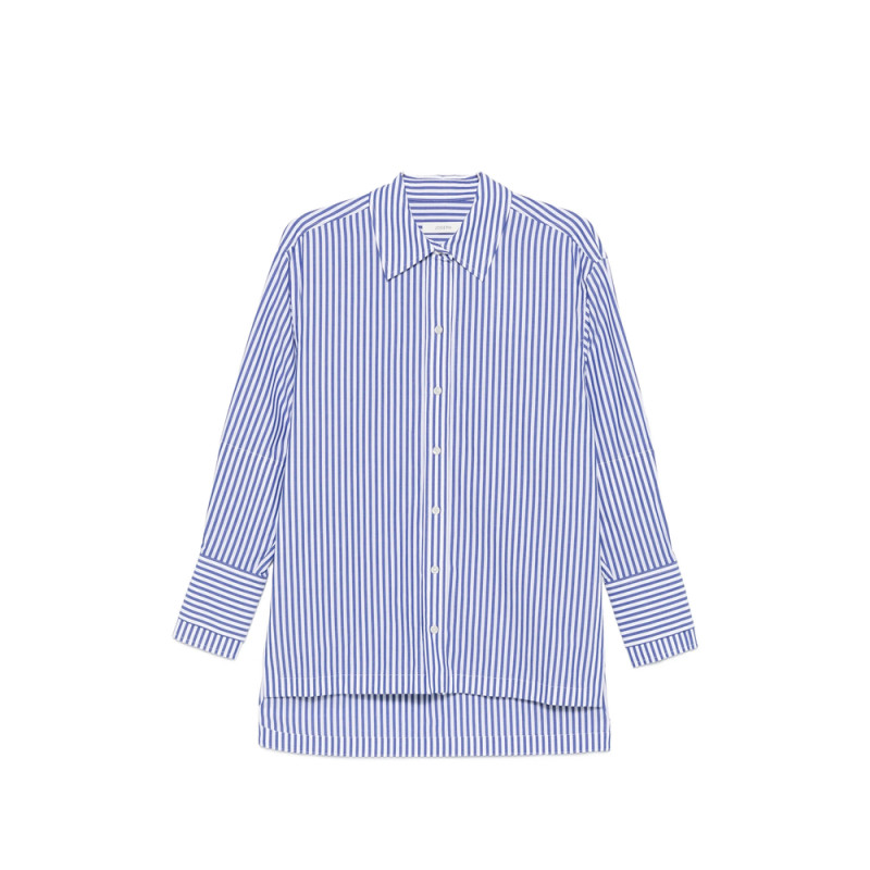 Joseph Theia Vertical-stripe Long-sleeve Shirt