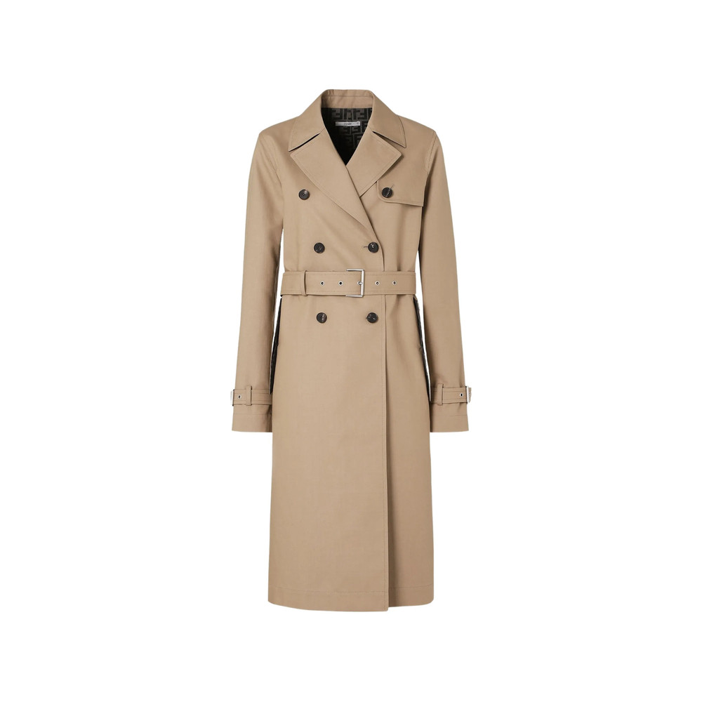 Fendi Trench Coat Mackintosh Fabric