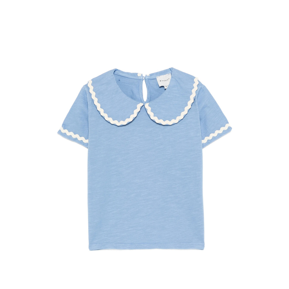 Mipounet Odetta Scalloped Collared T-shirt
