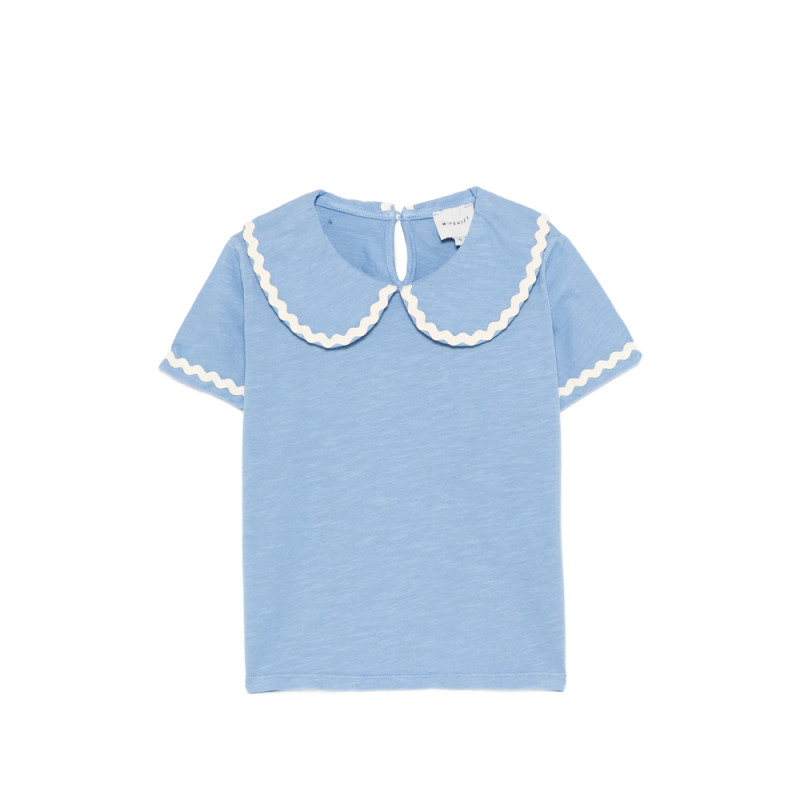 Mipounet Odetta Scalloped Collared T-shirt