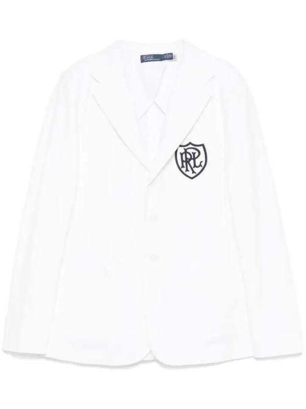 logo-patch blazer