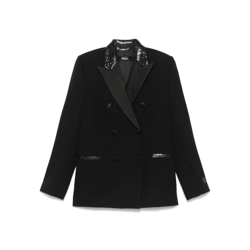 Versace Sequin-embellished Blazer