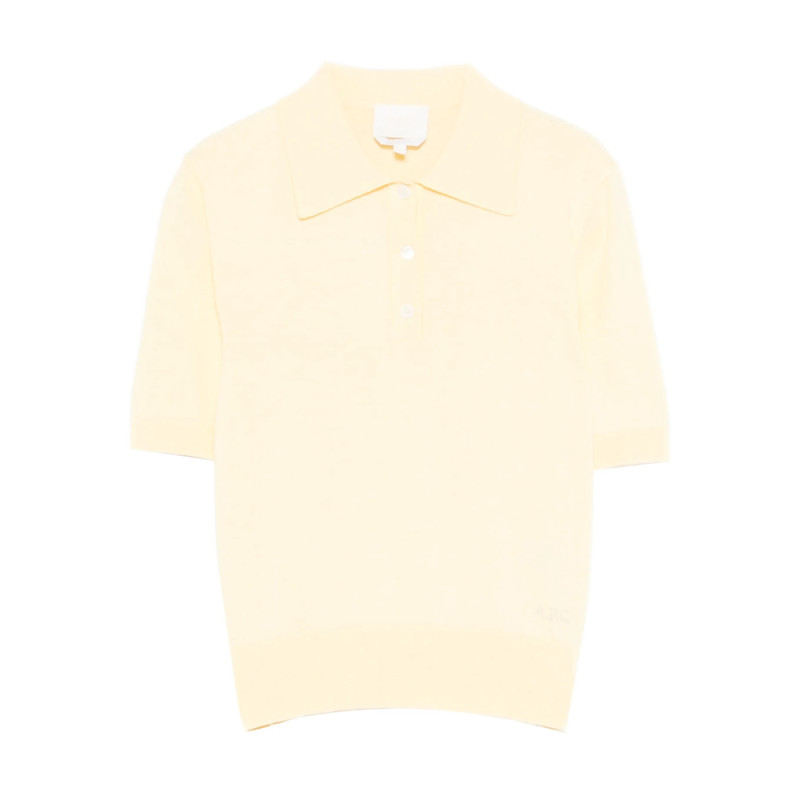 A. p.c. Logo-detail Polo Top