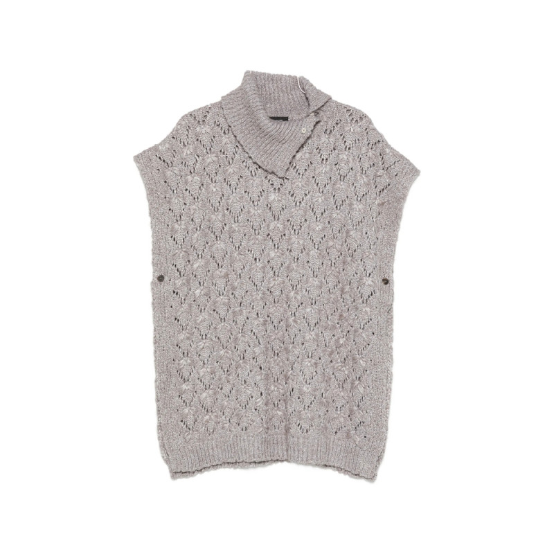 Fabiana Filippi Open-knit Poncho