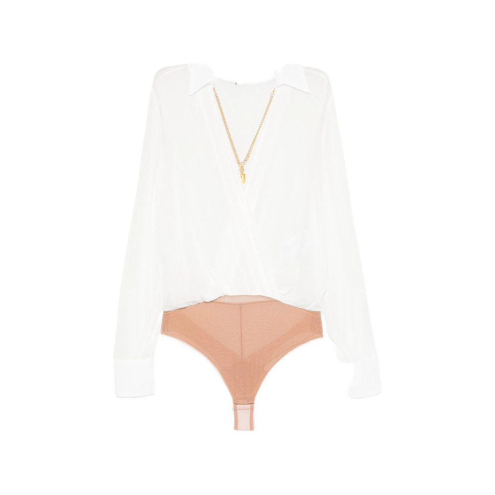 Elisabetta Franchi Chain-detail Wrap-front Bodie
