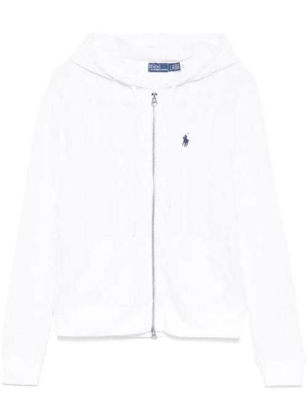cable-knit hooded cardigan