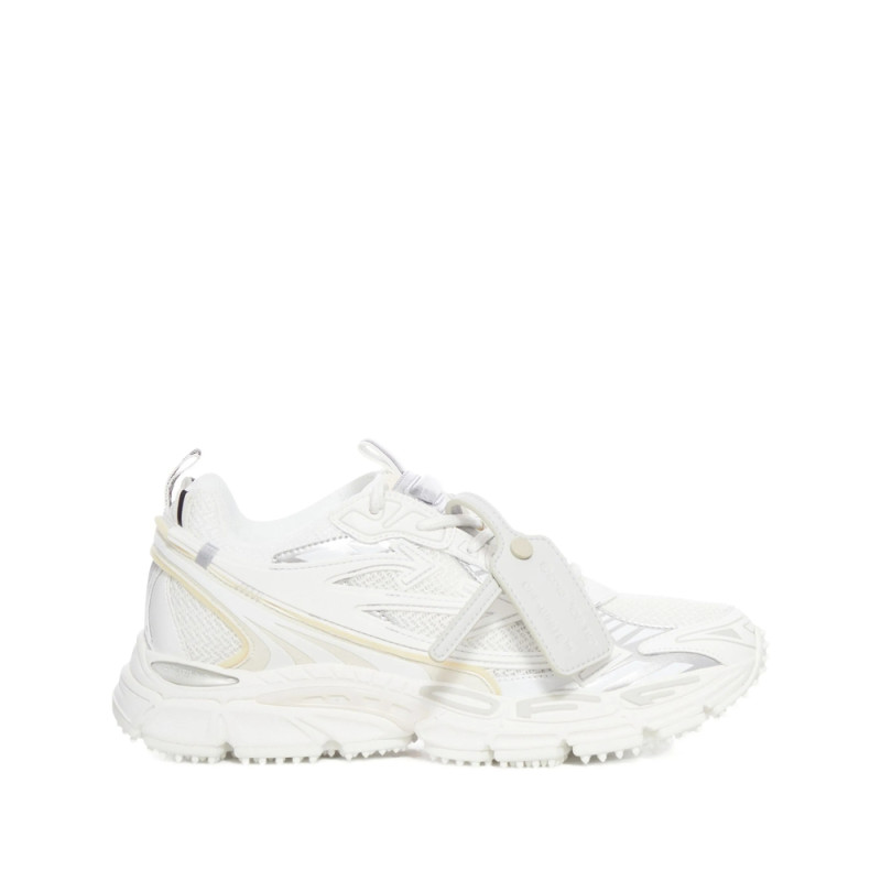 Off-white Leather-tag Lace-up Sneakers