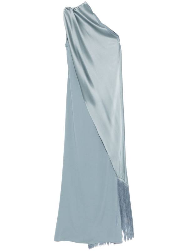 fringed maxi dress