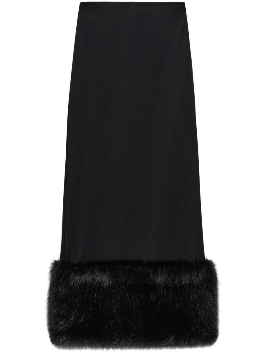 stretch jersey skirt
