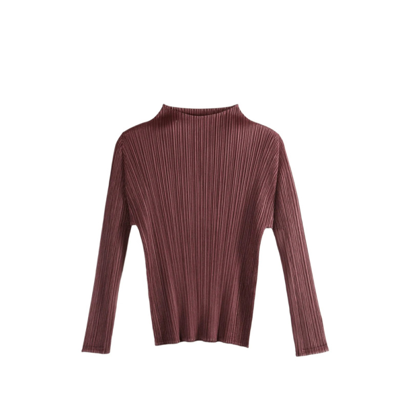 Pleats Please Pleated Long-sleeve Top
