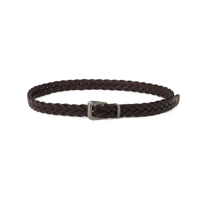 Brunello Cucinelli Braided Leather Belt