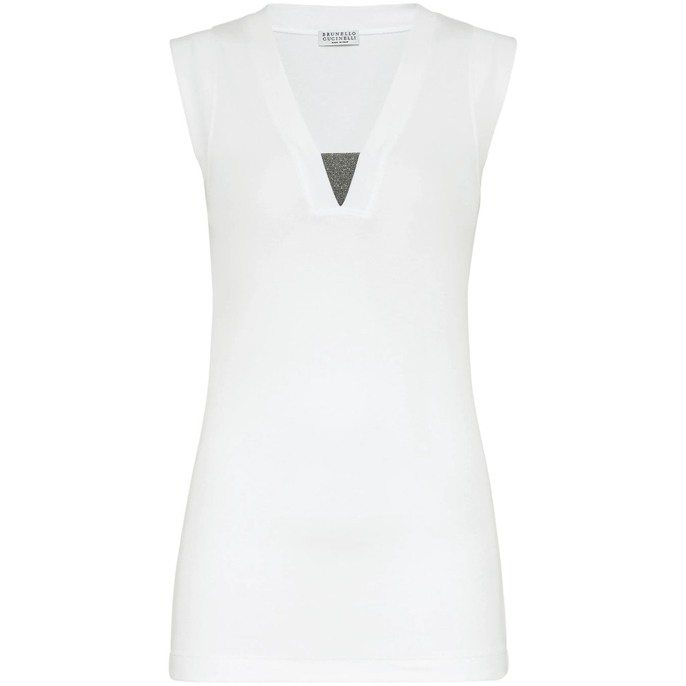 Brunello Cucinelli V-neck Tank Top