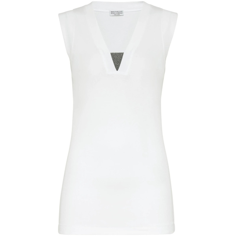 Brunello Cucinelli V-neck Tank Top