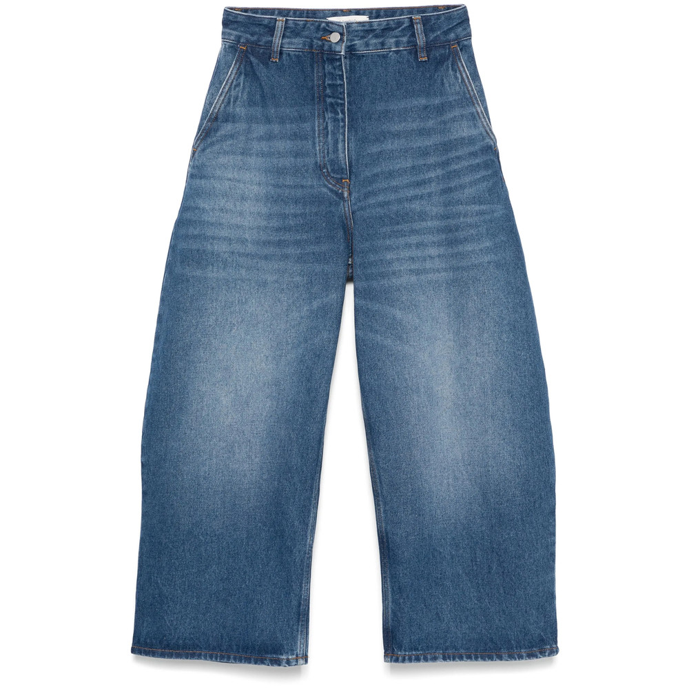 Studio Nicholson Chalco Cropped Jeans
