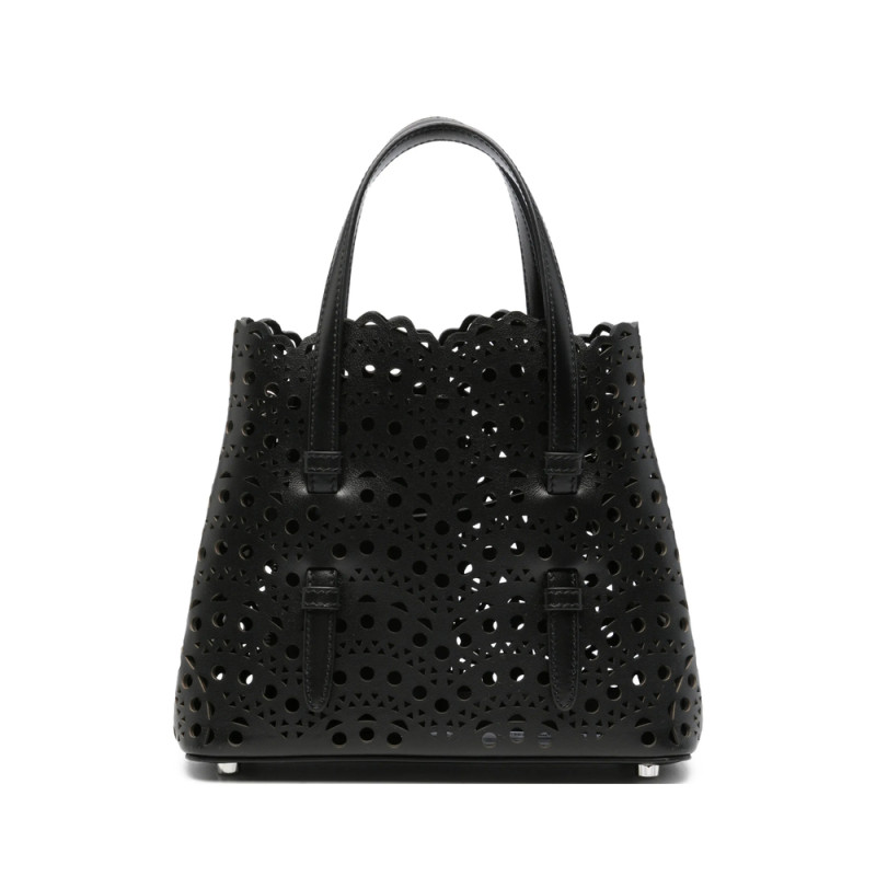Alaïa Mina 20 Bag In Perforated Vienne Calfskin