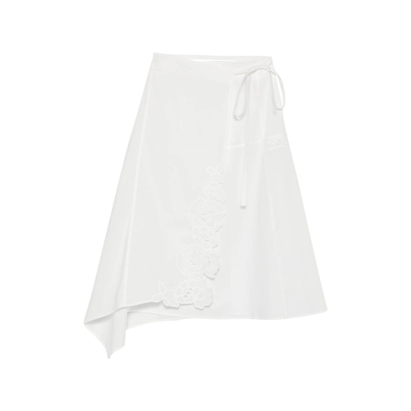 Sir. Lace-embellished Midi Skirt