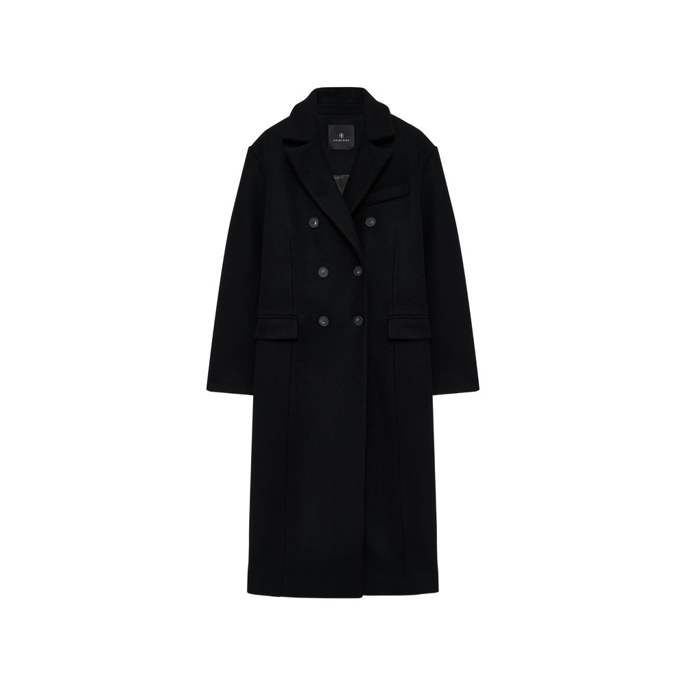 Anine Bing Sali Maxi Coat - Black