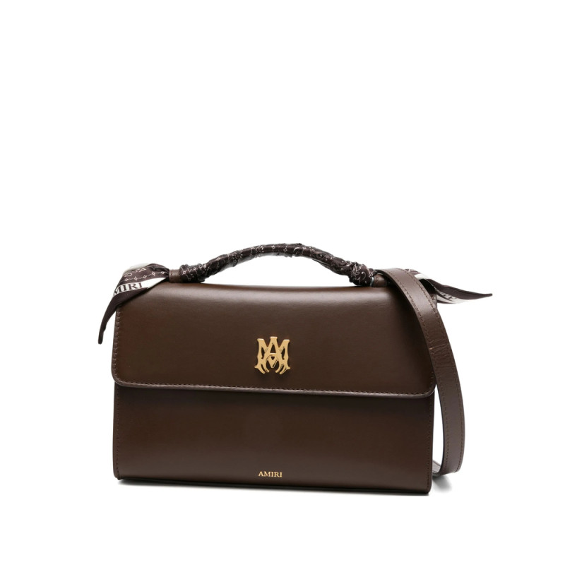 Amiri Logo-plaque Braided-handle Tote Bag