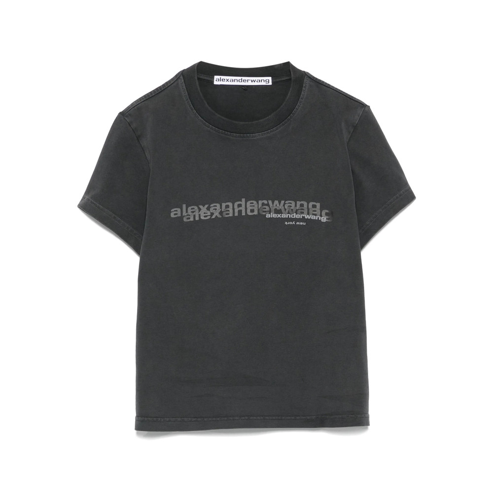Alexander Wang Logo-print Cotton T-shirt