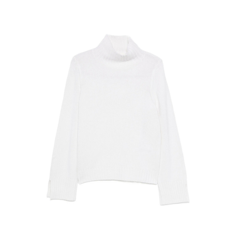 Allude Ribbed Roll-neck Sweater