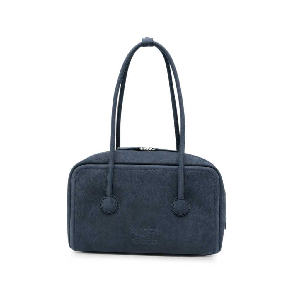 Margesherwood Embossed-logo Nubuck-leather Tote Bag