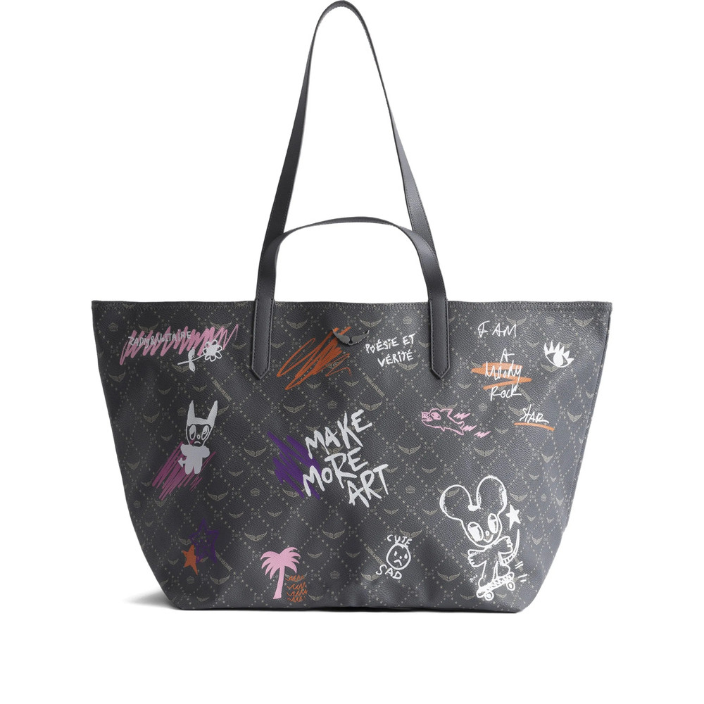 Zadig & Voltaire XL Z Shopper Monogram Tote Bag