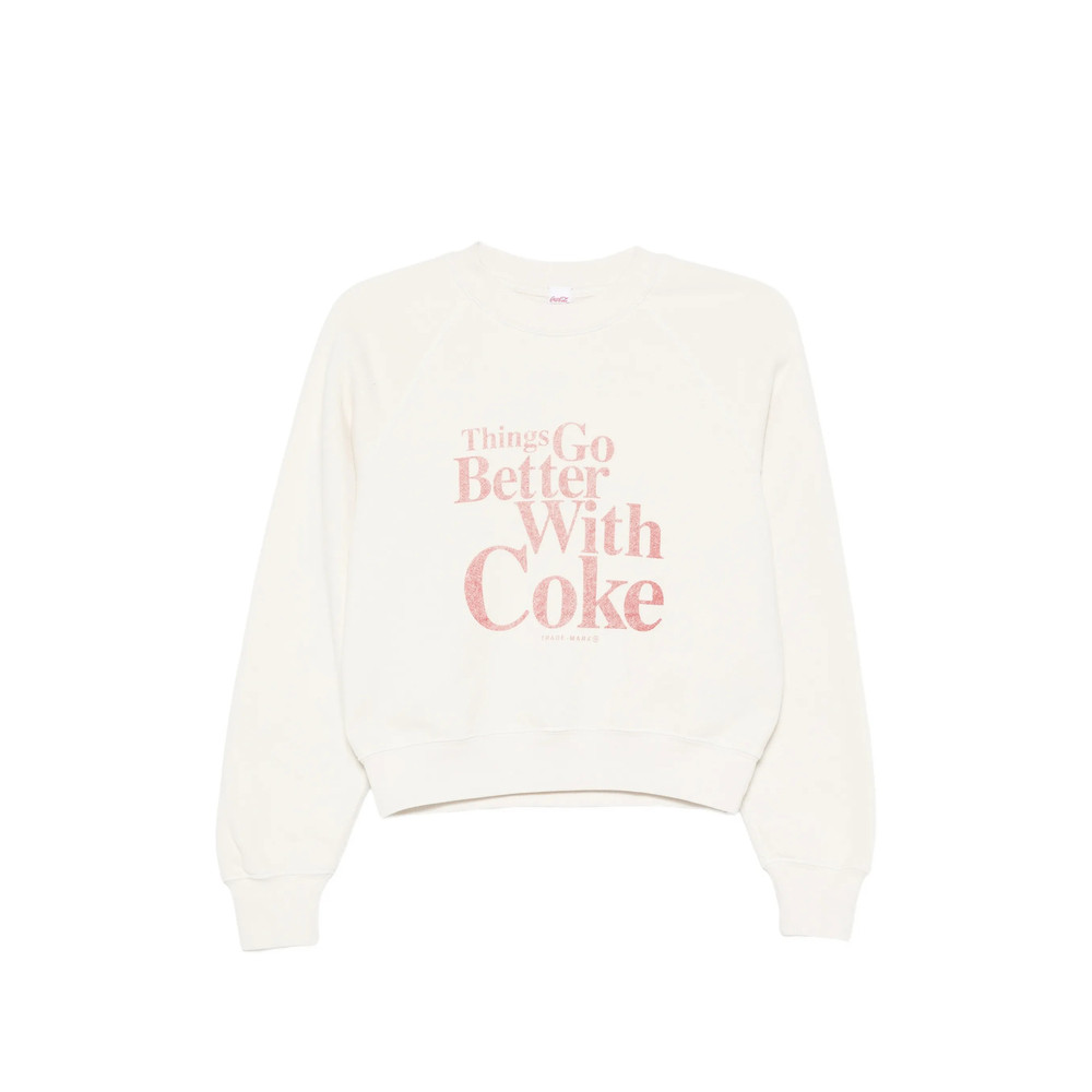 Re/done Graphic-print Raglan-sleeve Sweatshirt