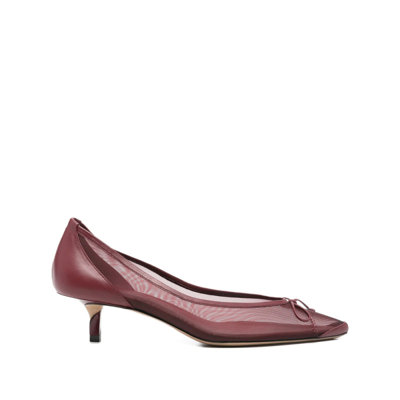 Jacquemus Bow-embellished Mesh Pumps