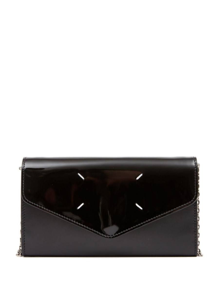 Four Stitch leather clutch bag