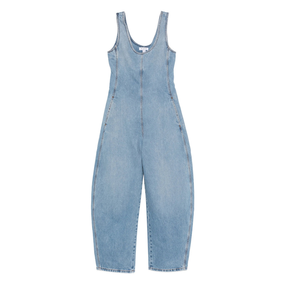 Alaïa Sleeveless Panelled Jumpsuit