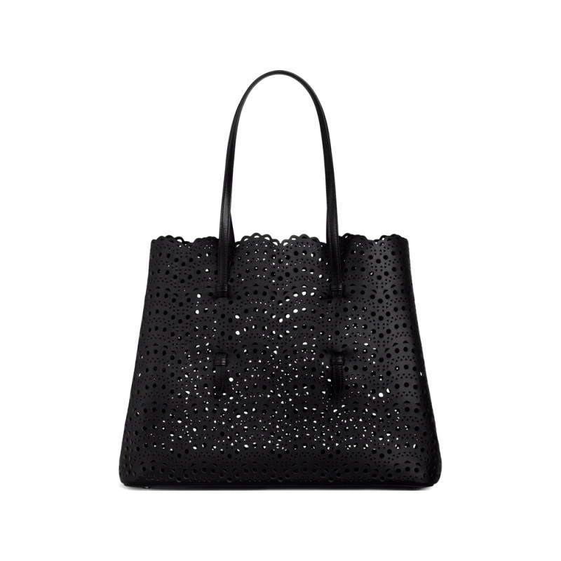 Alaïa 37 Mina Leather Tote Bag