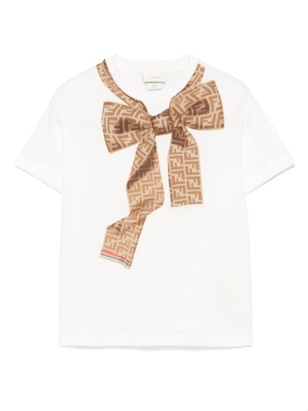 bow-detail T-shirt