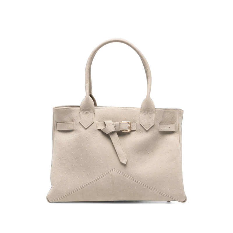 Ballantyne M Kate Buckle-detail Textured Tote Bag