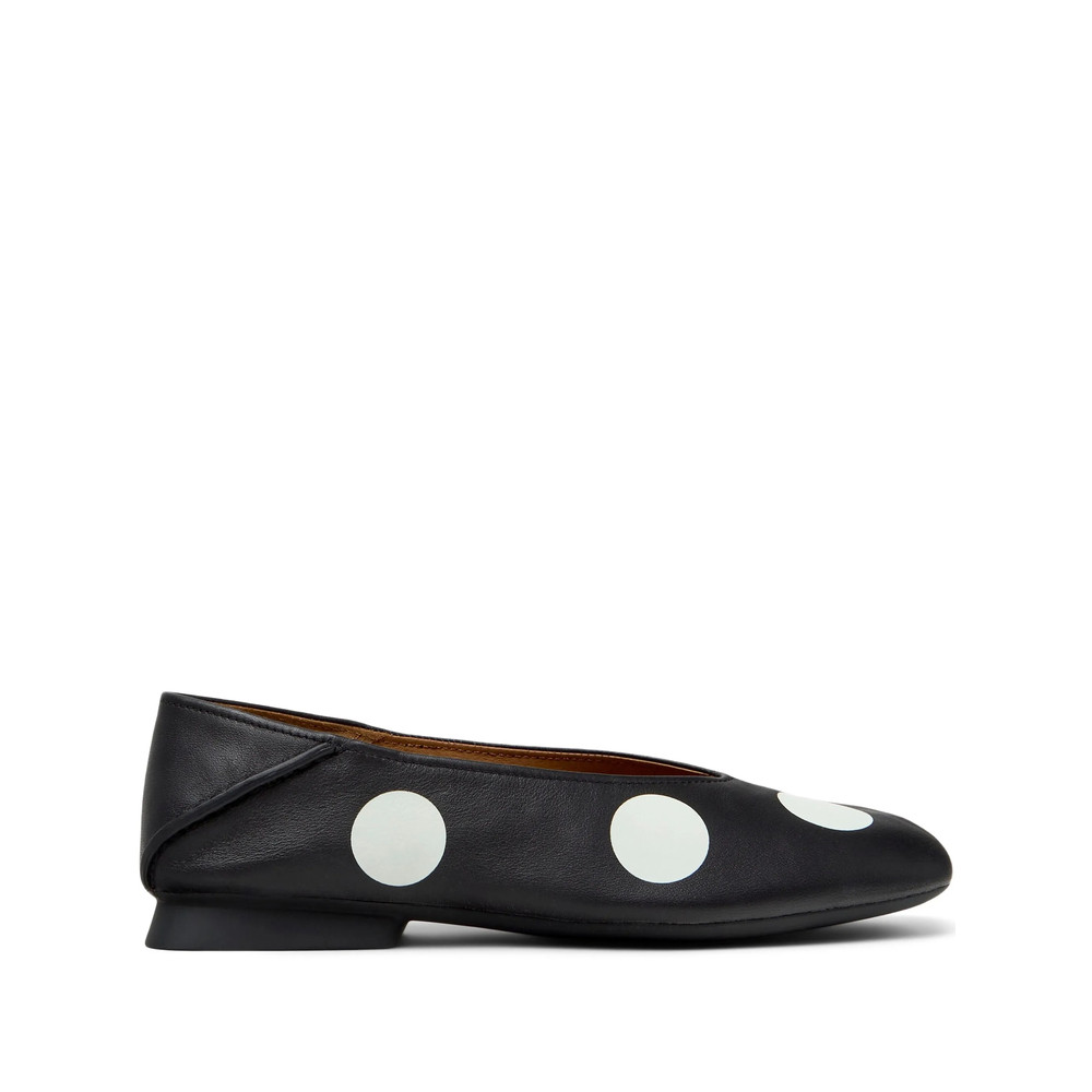 Camper Casi Myra Polka-dot Leather Ballerinas