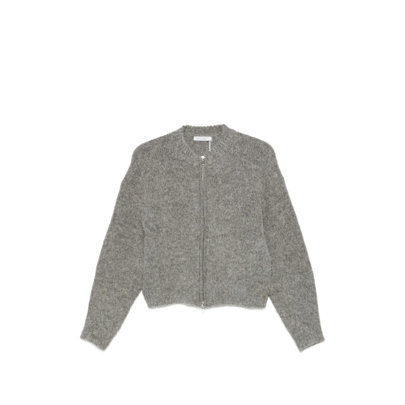 Low Classic Zip-up Cardigan