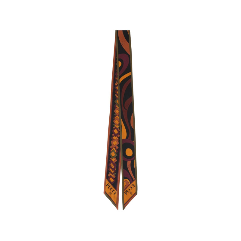 Pucci Mixed-print Silk Bandeau