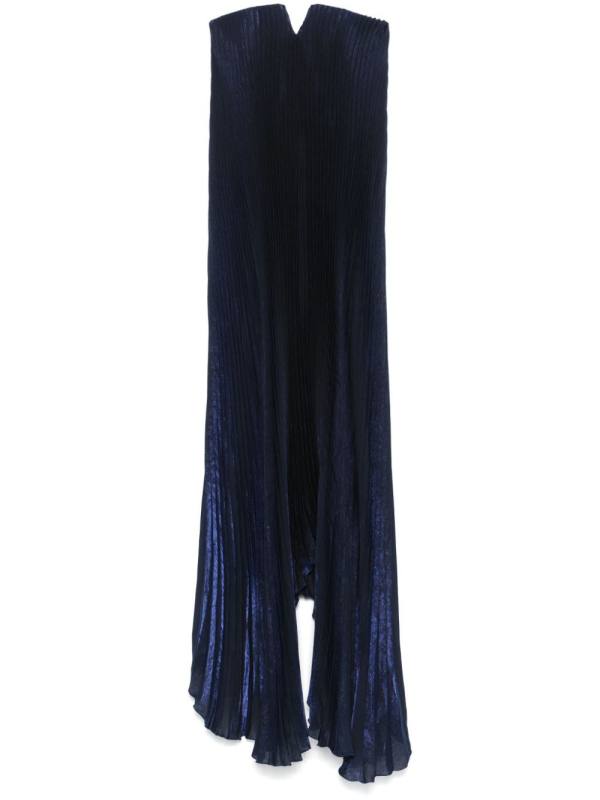 strapless gown