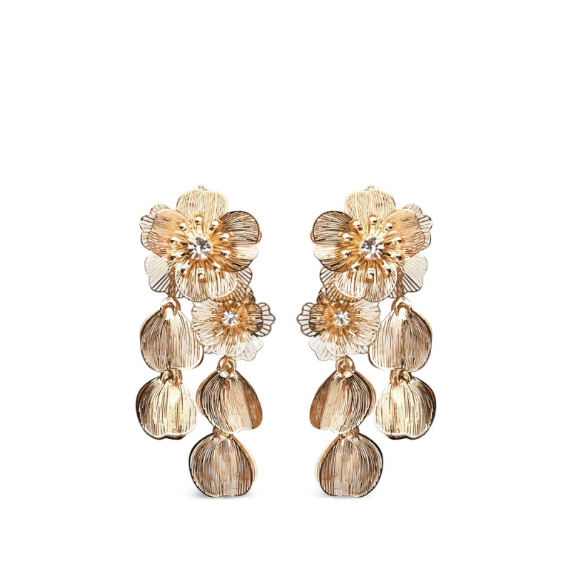 Carolina Herrera Floral-drop Clip-on Earrings