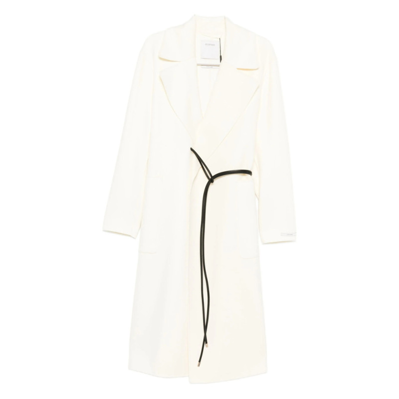Sportmax Knotted-tie Fastening Coat