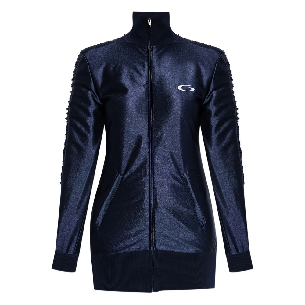 Balenciaga Ruched-detail Zip-up Dress